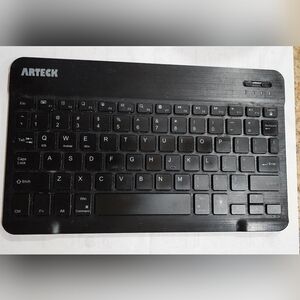 Arteck Black Wireless Keyboard Bluetooth